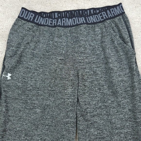 Under Armour Jogger Leggings Women's Small Gray Heatgear Loose Fit Elastic Waist - Picture 2 of 11